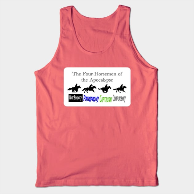 Four Horsemen of the Apocalypse - Sticker - Back Tank Top by SubversiveWare